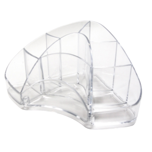 ARDA Classic - Organizzatore scrivania - PVC - cristallo